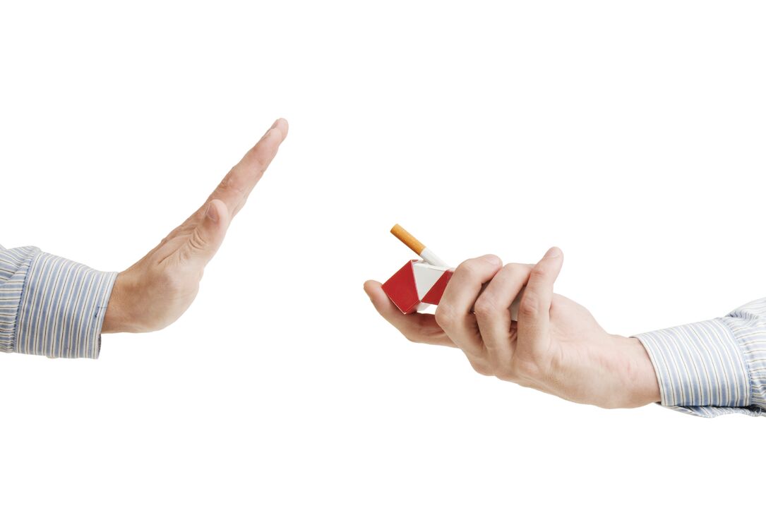 Rifiuto del fumo con Nicozero